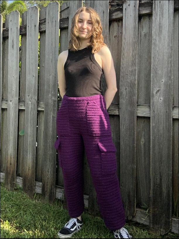 Made-To-Measure Crochet Cargo Pants Pattern / Unisex Crochet Cargo Pants PATTERN / Crochet Pants Pattern / Size Inclusive Crochet Pattern