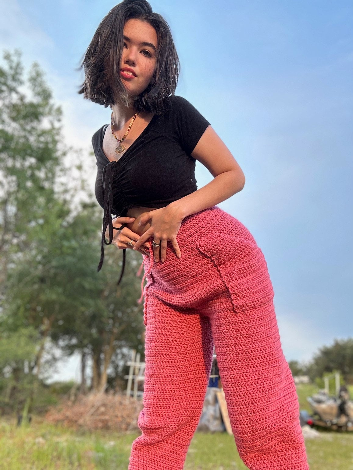 Made-To-Measure Crochet Cargo Pants Pattern / Unisex Crochet Cargo Pants PATTERN / Crochet Pants Pattern / Size Inclusive Crochet Pattern
